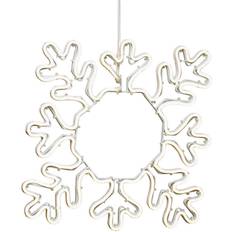 Konstsmide LED Fensterdeko Schneeflocke Weihnachtsstern