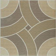 Peel and stick vinyl floor tile Achim Retro 12x12 Peel & Stick Vinyl Floor Tile Swirl 20 Tiles/20 sq. ft