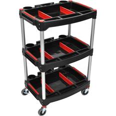 Mechanics tool cart Offex 3 Shelf Automotive Industrial Tool Storage Mechanics Cart