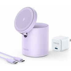 Magnetic phone charger Anker 623 Magnetic Wireless Charger (MagGo) Lilac Purple
