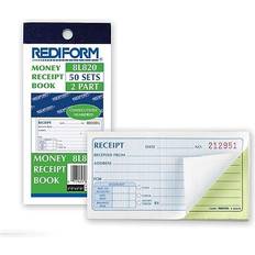 Receipt Rolls Rediform 8L820 Small Money Receipt Book, 5 2 Carbonless