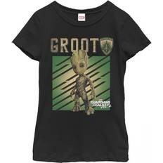 Marvel Girl's Guardians of the Galaxy Vol. Groot Growth Child T-Shirt Black