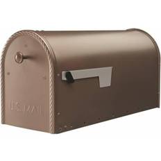 Letterbox Posts Gibraltar Mailboxes Edwards Large Steel Post Mount Mailbox