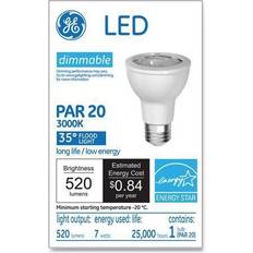 Satco 4.5W LED B11 Bulb, E14, Dimmable, 350 lm, 120V, Clear, 4000K (Satco  S12116)