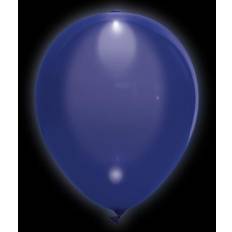TIB Heyne LED Luftballons uni blau leuchtend 5 Stück