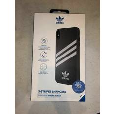 Adidas Mobile Phone Cases adidas 3-Stripes Hybrid Case for Apple iPhone Xs Max Black/White Stripes