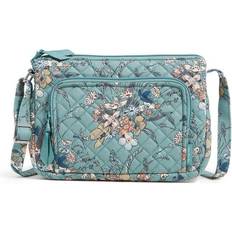 Vera Bradley Women s Recycled Cotton RFID Little Hipster Sunlit Garden Sage