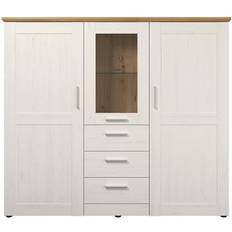 Lagerschränke Highboard Shade Andersen Pine weiß/Artisan Lagerschrank