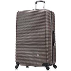 Luggage InUSA Royal Extra Large 4-Wheel Spinner Luggage, Brown IUROY00XL-BRO