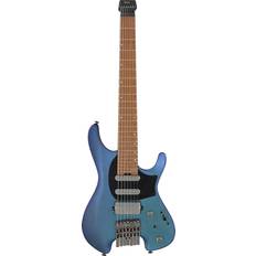 Ibanez Musikkinstrumenter Ibanez Q547 7-String Electric Guitar Blue Chameleon Metallic Matte