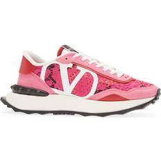 Lace And Mesh Lacerunner Sneaker for Woman in Shocking Pink/pink/pure Red