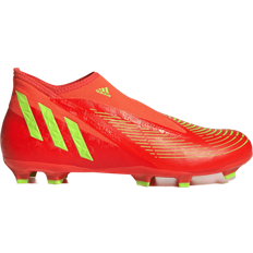 Adidas Predator Shoes adidas Predator Edge.3 Laceless Firm Ground - Solar Red/Team Solar Green/Core Black