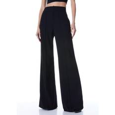 Alice + Olivia Dylan High Waist Faux Leather Wide Leg Pants