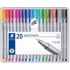 Staedtler Triplus Fineliner Pens 20 pack