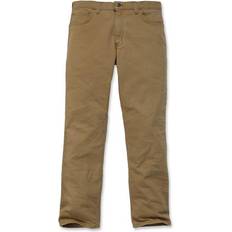 Carhartt Chinos - Men Pants Carhartt Men's Rugged Flex Rigby 5-Pocket Pant - Hickory
