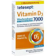 Tetesept Vitamin D3 7.000 Wochendepot Filmtabletten