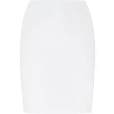 Dame - Hvite Underskjørt Naturana Women's Slip Essentials Petticoat - White