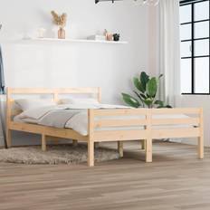 140cm Sengerammer vidaXL Bed Frame Solid Sängram