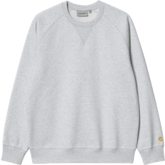Carhartt Herren - Sweatshirts Pullover Carhartt WIP Chase Sweatshirt - Ash Heather/Gold
