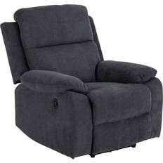 Recliner Loungestühle BRIXX LIVING Mora Dark Grey Loungestuhl 98cm