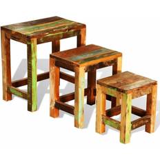 vidaXL Set 3 Nesting Table