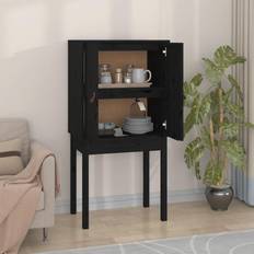 Natur Oppbevaringsskap vidaXL Highboard Black Oppbevaringsskap