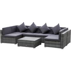 OutSunny 7 Pieces Outdoor Lounge Set