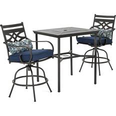 Bistro Sets Hanover Montclair 3 33-Inch Bistro Set