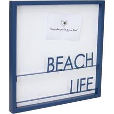 Melrose Decorative Beach Life Memo Board Wall Decor 15.8x15.8"