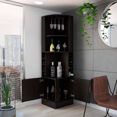 Black Liquor Cabinets FM FURNITURE Seattle Liquor Cabinet