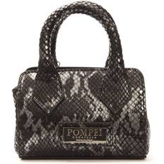Pompei Donatella Grey Leather Women's Handbag