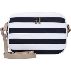 Tommy Hilfiger Handtasche Poppy Crossover Stripes AW0AW14771 Weiß