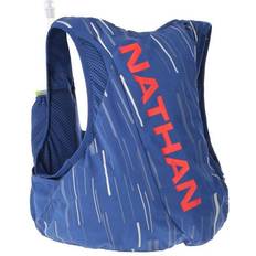 NATHAN Pinnacle 4L Trail running backpack Men's Estate Blue Ribbon Red XL