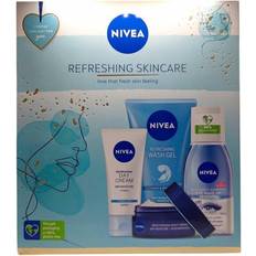 Nivea Geschenkboxen & Sets Nivea Refreshing Set - Night Cream Day Cream, Eye Remover, Wash Gel