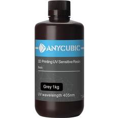 ANYCUBIC 3D Printer Resin, 405nm SLA UV-Curing Resin with High Precision  and Quick Curing & Excellent Fluidity for LCD 3D Printing (Grey, 500g) 