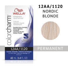 Blonde Permanent Hair Dyes Wella Color Charm Permanent Liquid Haircolor 1120 12AA Nordic Blonde