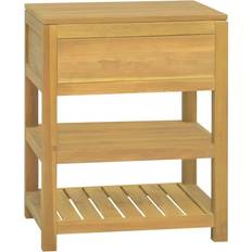 vidaXL Solid Wood Teak Bathroom Cabinet 23.6"x17.7"x29.5"/35.4"x17.7"x29.5"