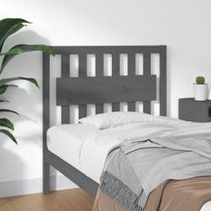 vidaXL grey, 95.5 Pine Bed Sänggavel