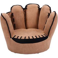 Sofas Costway Kids Baseball Glove Floor Chair