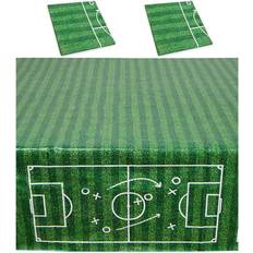 3 Pack Soccer Table Cloths For Parties Sports Birthday Party Supplies 54x108 in