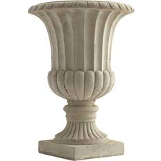 Large planter pots outdoor Nearly Natural 20.25" Large Classic Sand Colored Urn