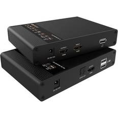 KVM Switches BZBGEAR, BG-EXHKVM-70C, 4K 60Hz HDR HDMI/KVM Extender with Zero Latency BG-EXHKVM-70C