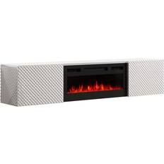 Electric fireplace tv wall Carbon BL-EF Wall Mounted Electric Fireplace 71 TV Stand