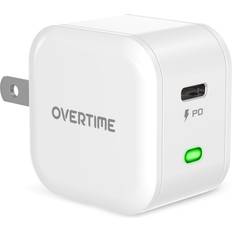 Fast charger for iphone Overtime USB C Charger 20W iPhone Fast Charger for iPhone and Android PD 3.0 – White