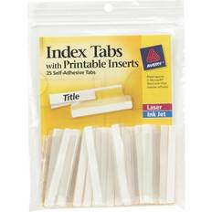 Labels Avery Insertable Self-Adhesive Index Tabs