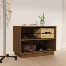 vidaXL Cabinet Honey Brown Pine Skohylle