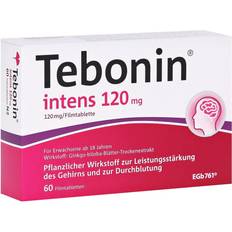Rezeptfreie Arzneimittel Tebonin intens 120 mg Filmtabletten