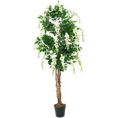 Europalms Goldregenbaum, wei�, 180cm Kunstig plante