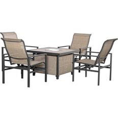 Patio Dining Sets OutSunny 5-Piece Patio Dining Set