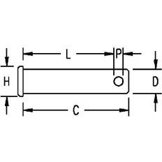 Bootsblöcke Ronstan split bolt 4.8 x 12,7mm l-16mm